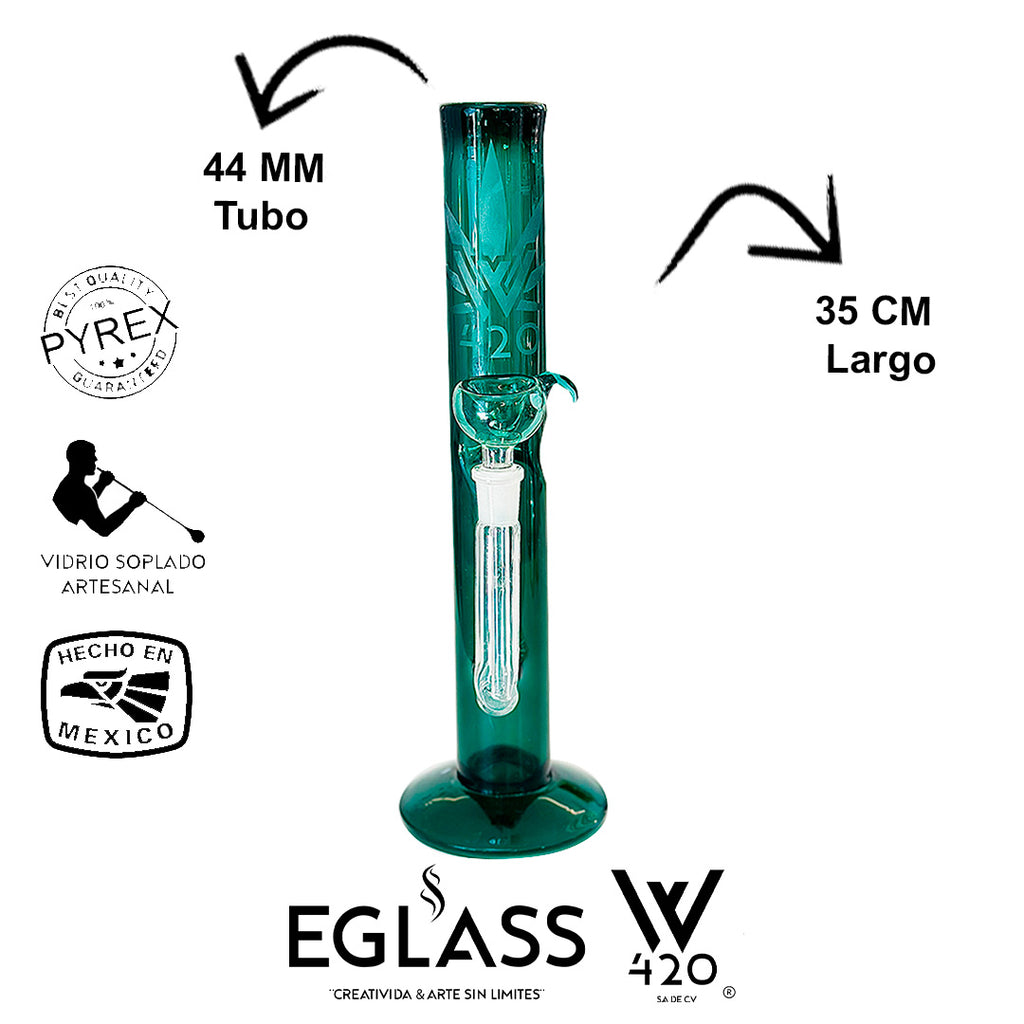 Bong Pyrex W420 Aqua 00