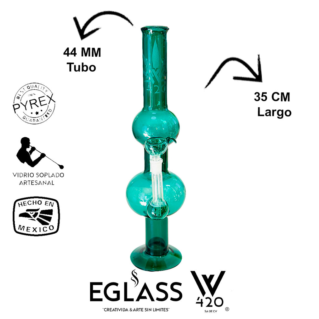 Bong Pyrex W420 Aqua 03