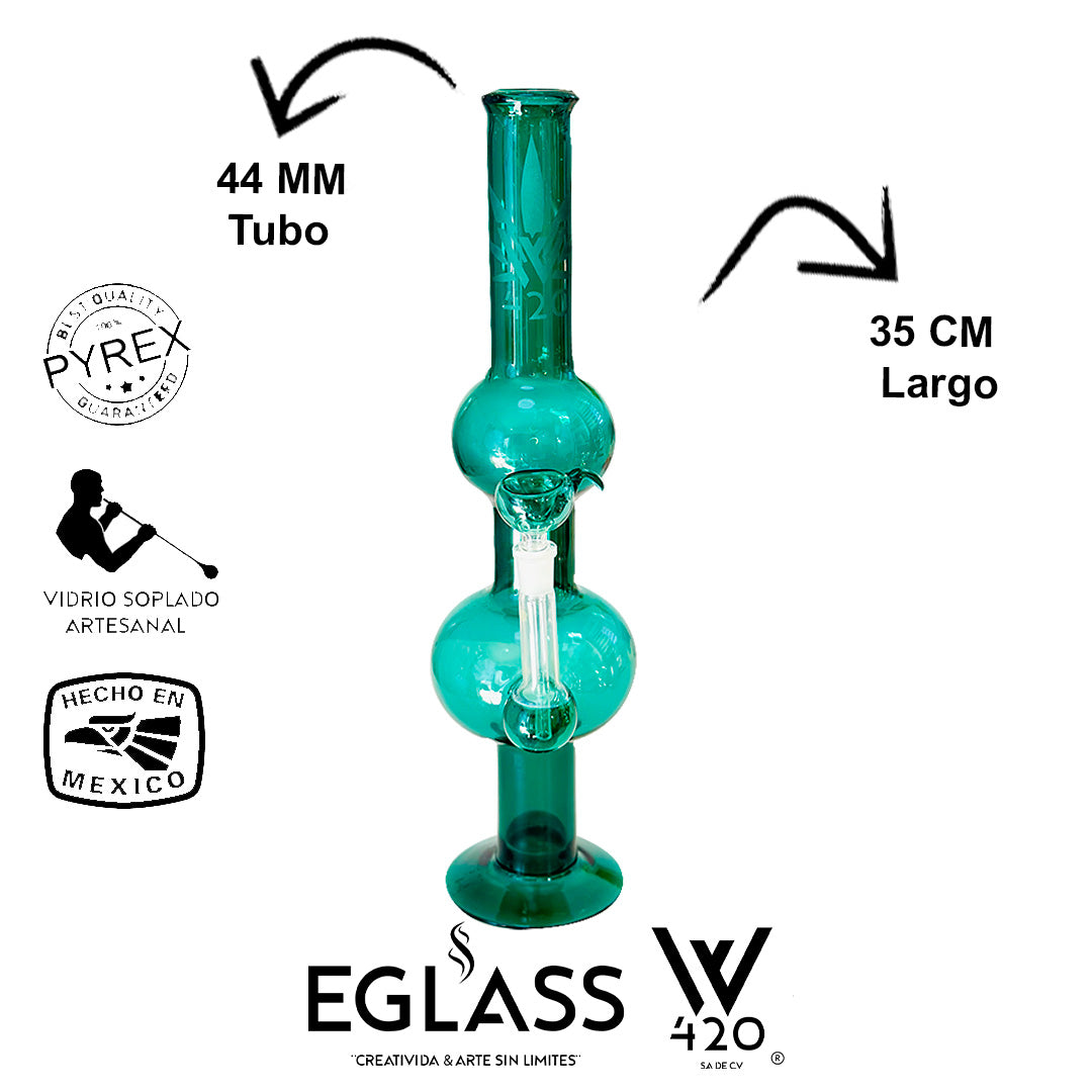 Bong Pyrex W420 Aqua 03