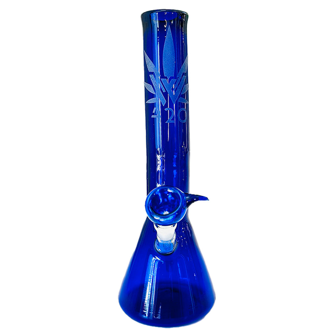 Bong Pyrex W420 Blue 03