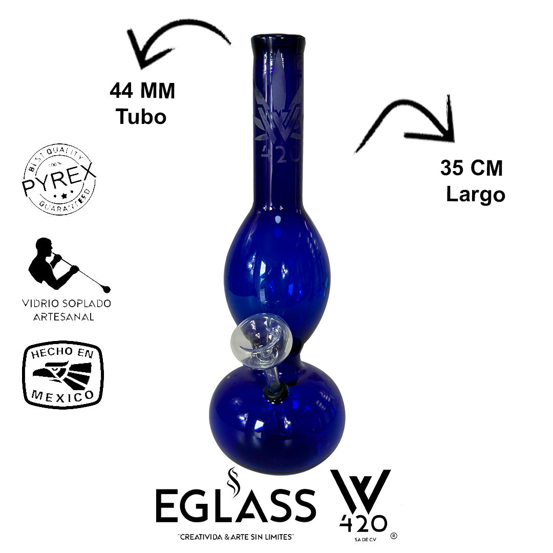 Bong Pyrex W420 Blue 12