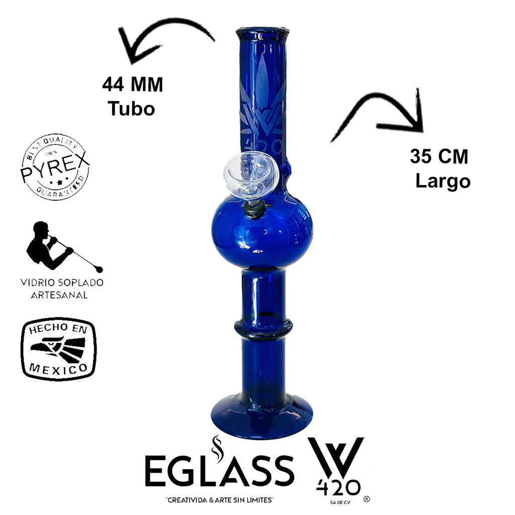 Bong Pyrex W420 Blue 18