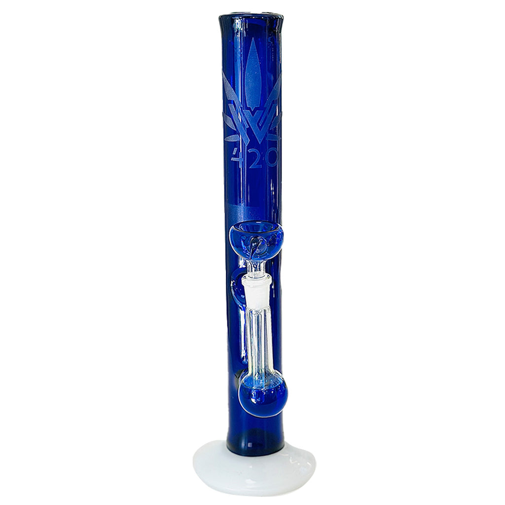 Bong Pyrex W420 Blue 19