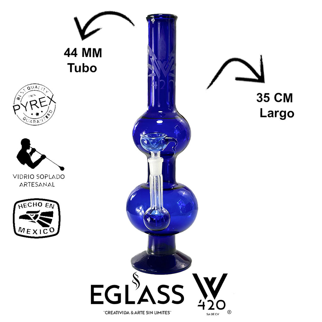 Bong Pyrex W420 Blue 20