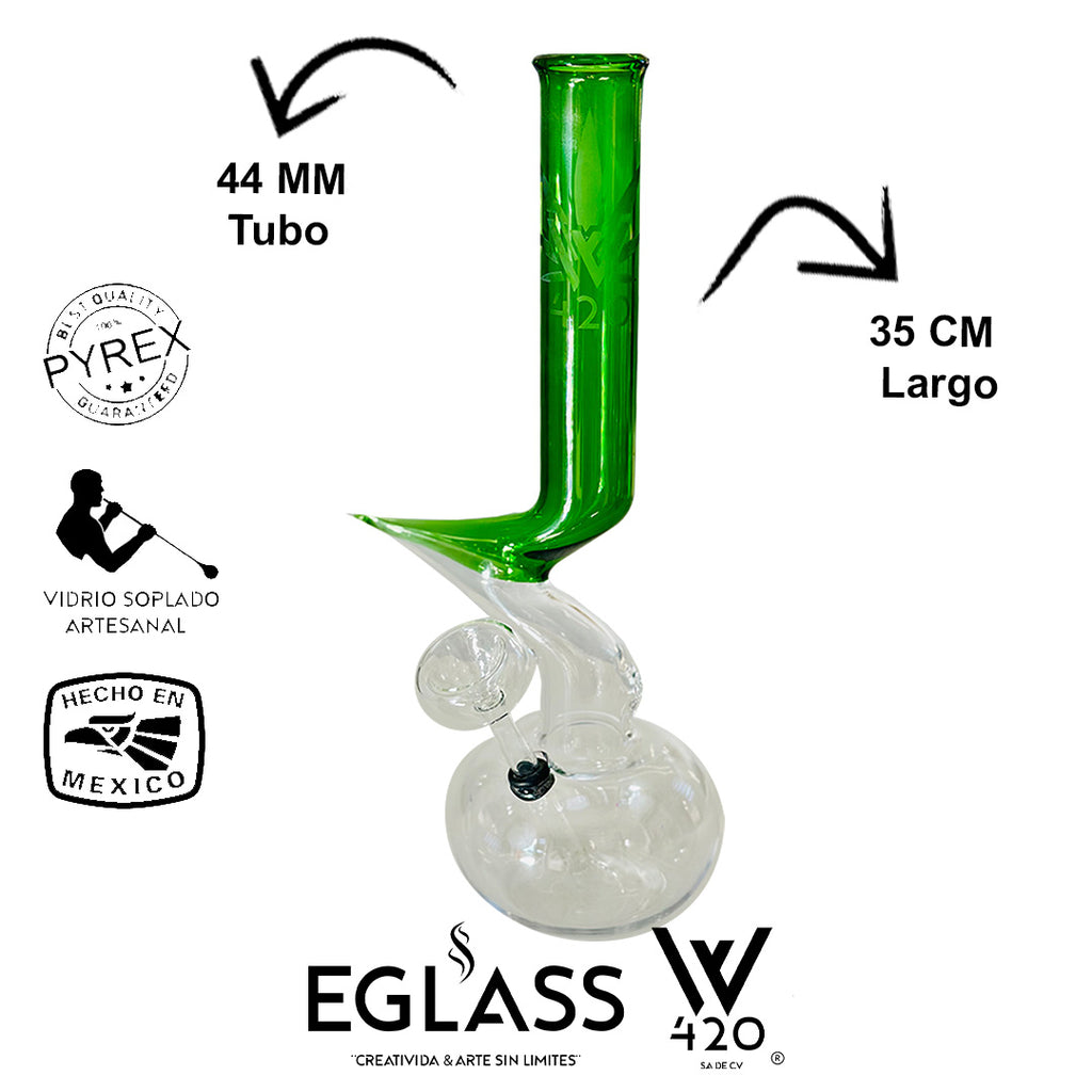 Bong Pyrex W420 Doble C 02