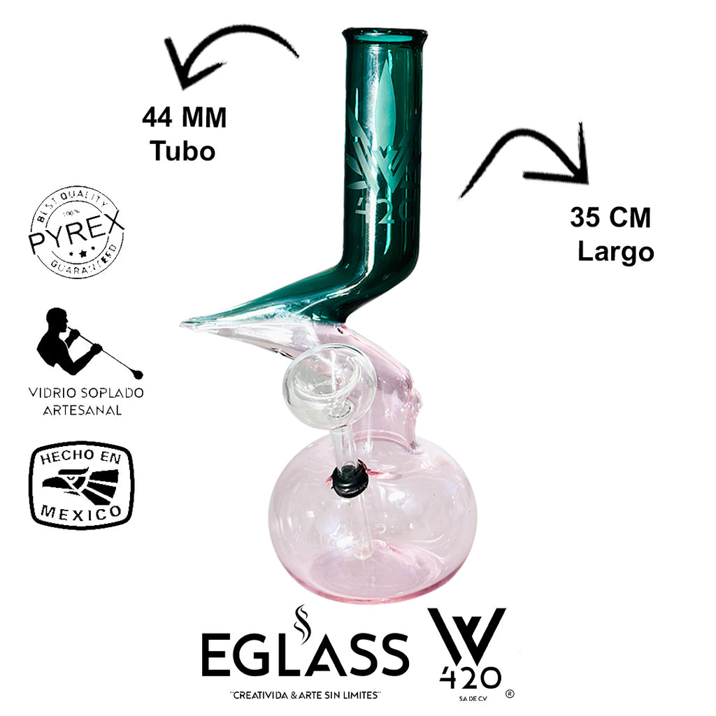 Bong Pyrex W420 Doble C 03