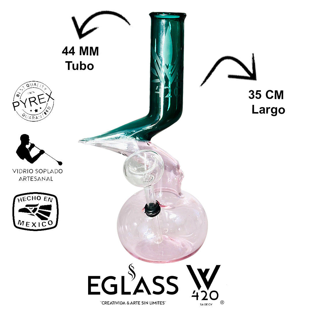 Bong Pyrex W420 Doble C 03