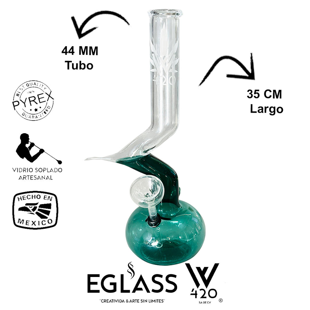 Bong Pyrex W420 Doble C 07