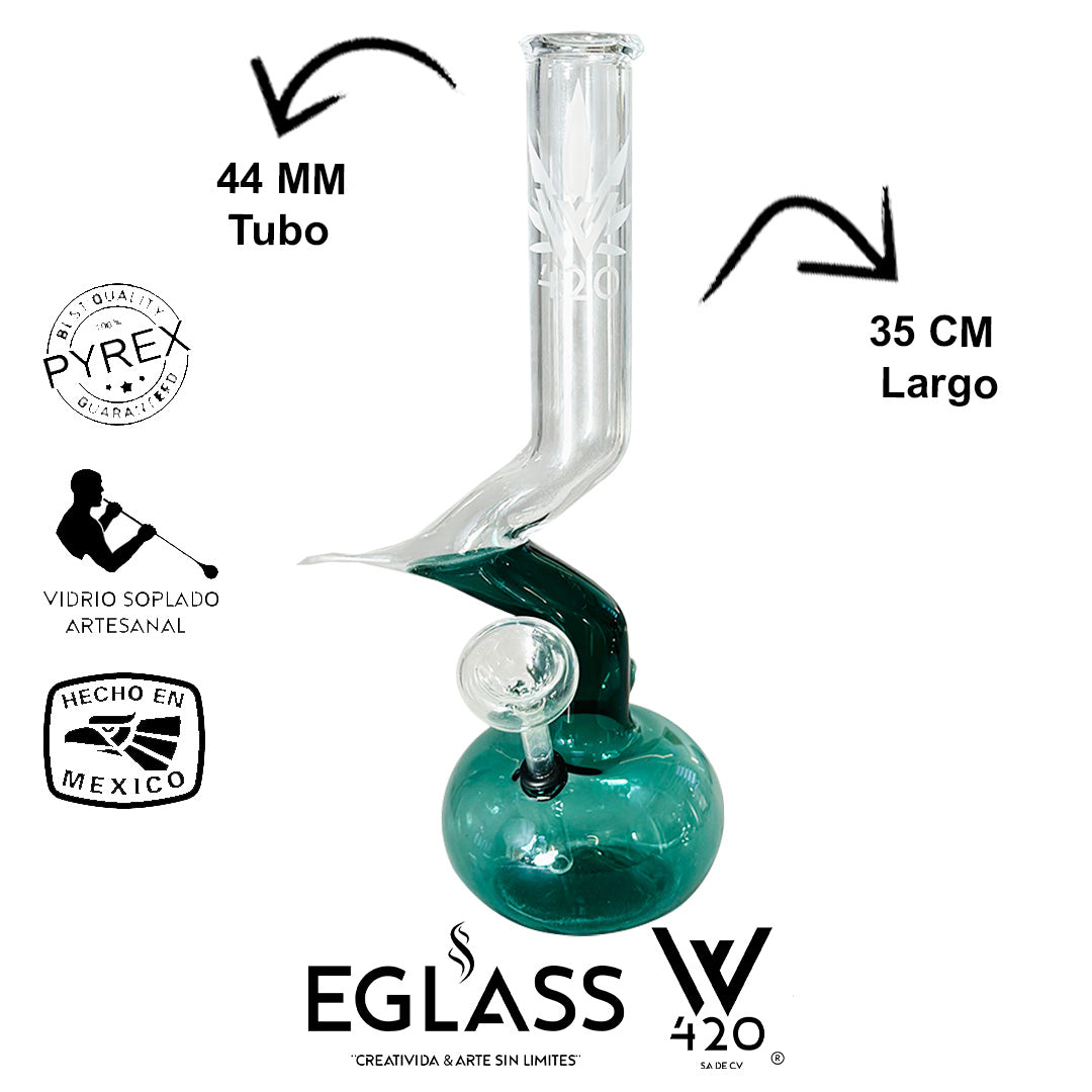 Bong Pyrex W420 Doble C 07