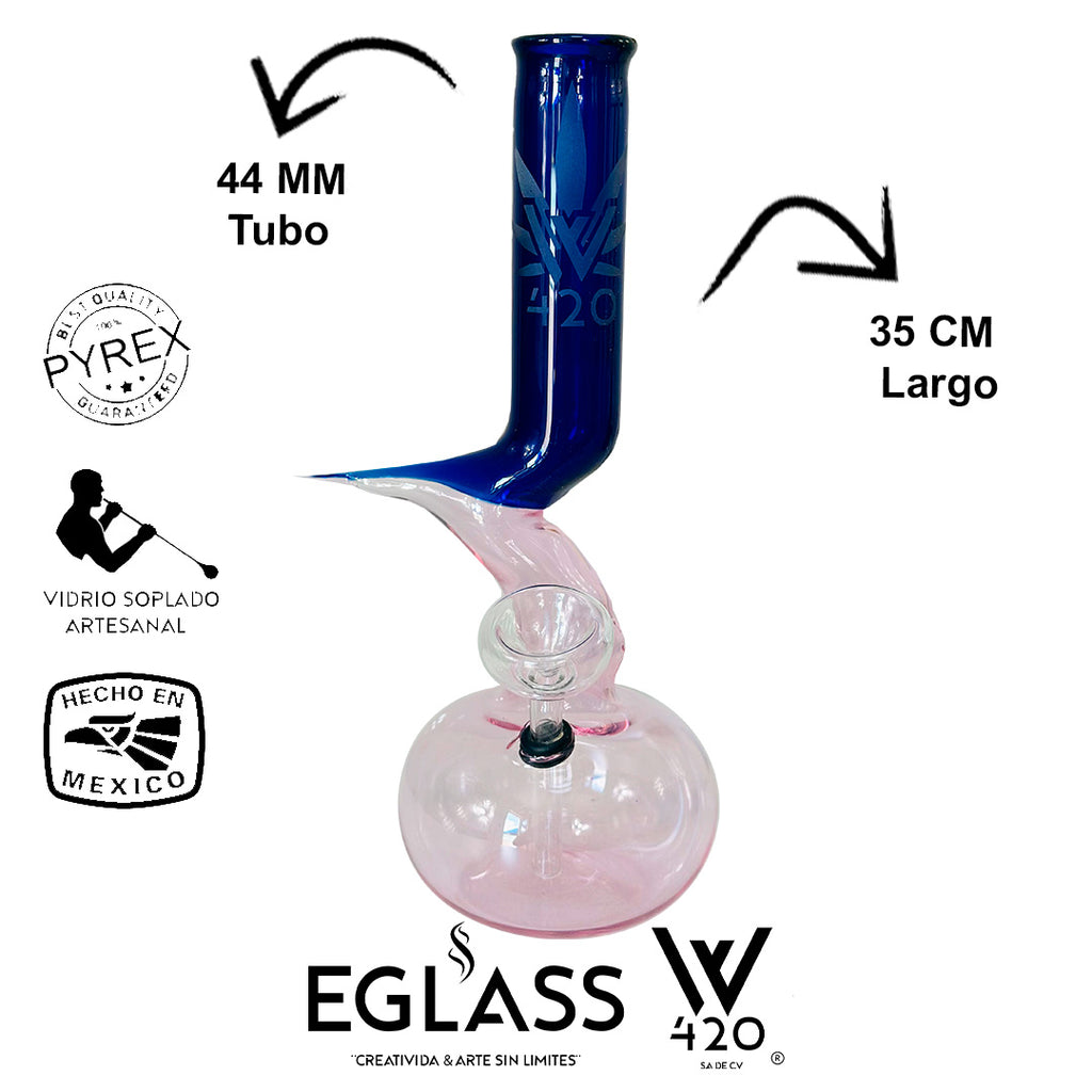 Bong Pyrex W420 Doble C 09