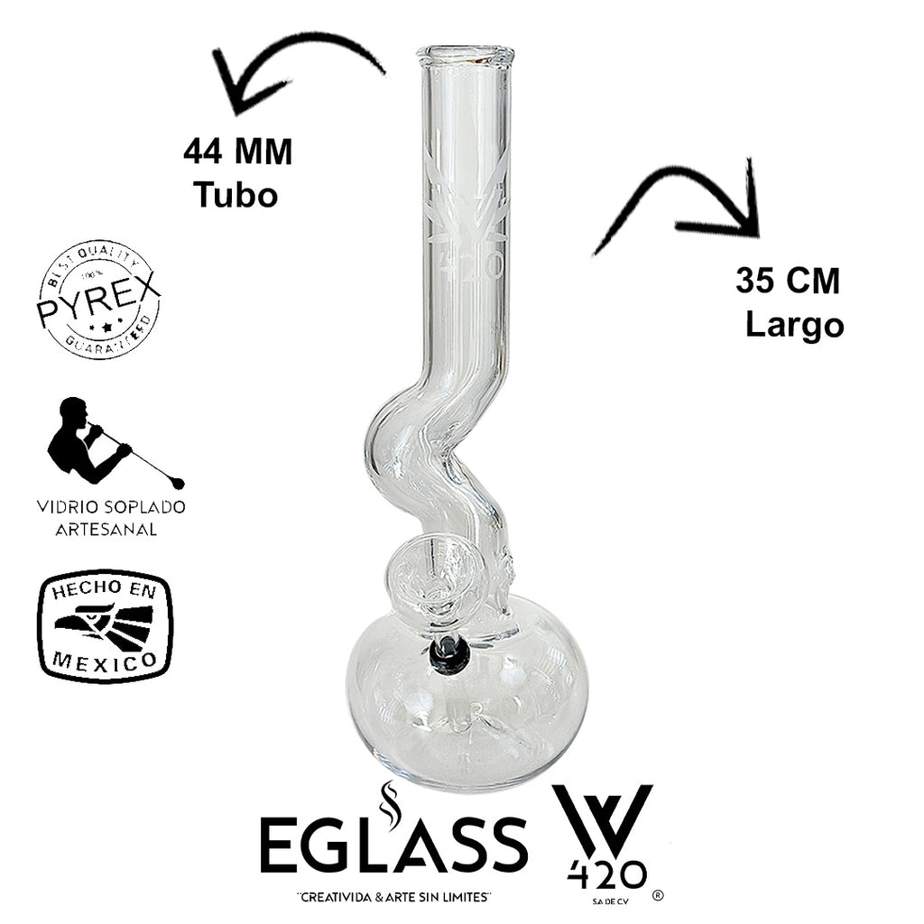 Bong Pyrex W420 Glass 06
