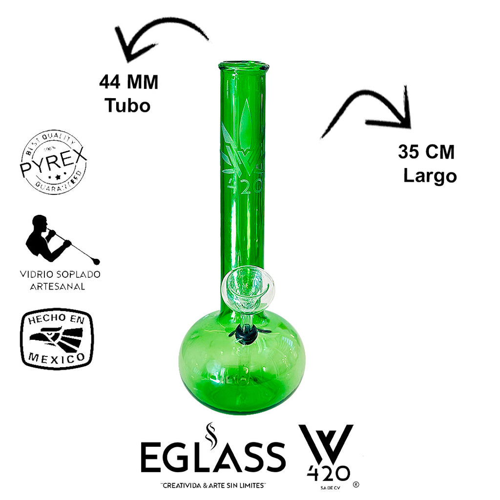 Bong Pyrex W420 Green 00