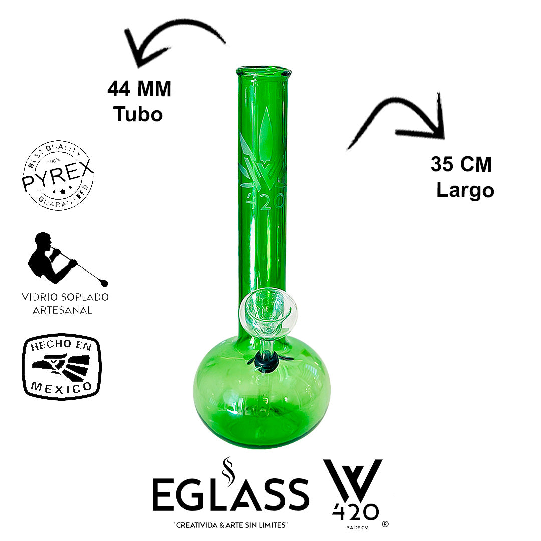 Bong Pyrex W420 Green 00