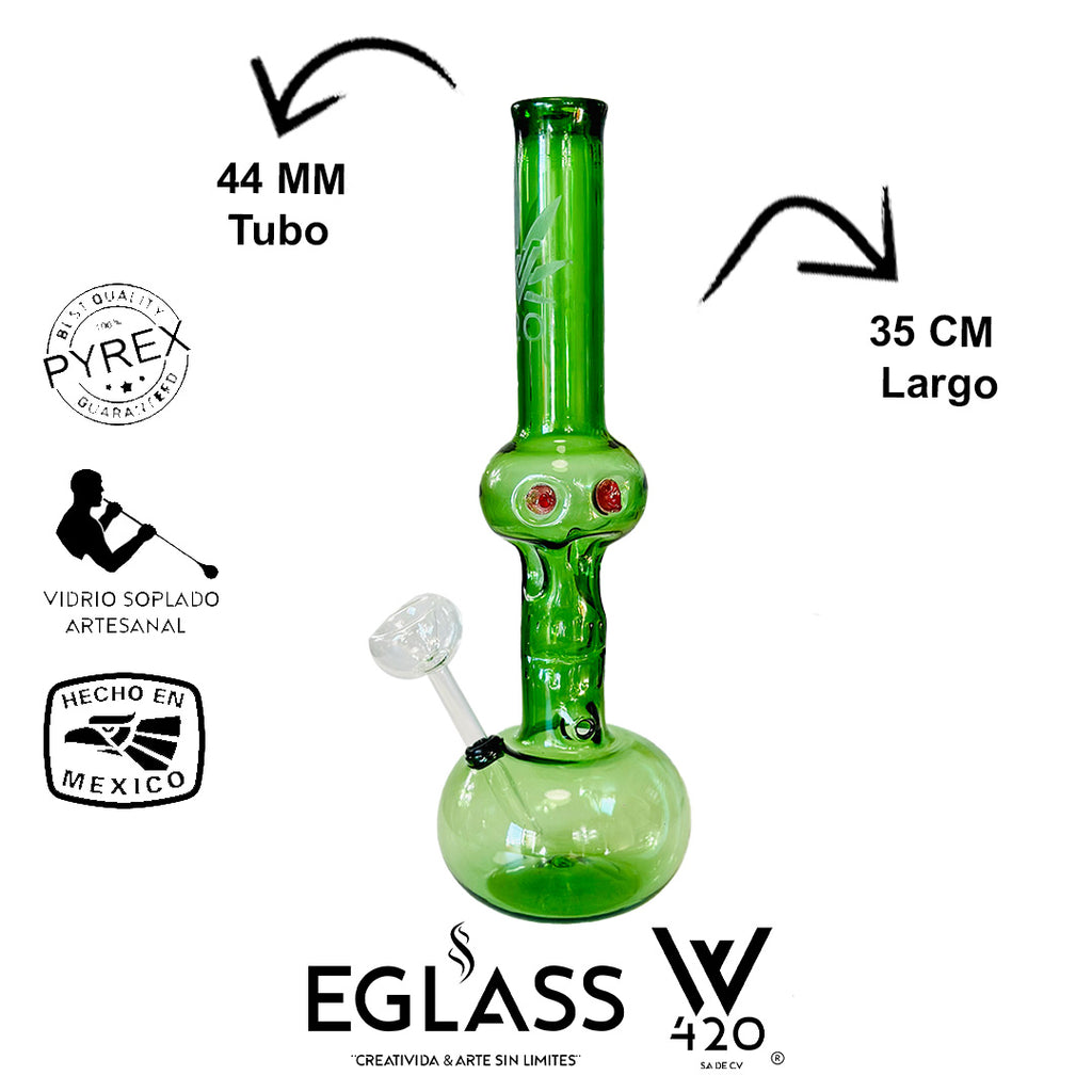 Bong Pyrex W420 Green 01
