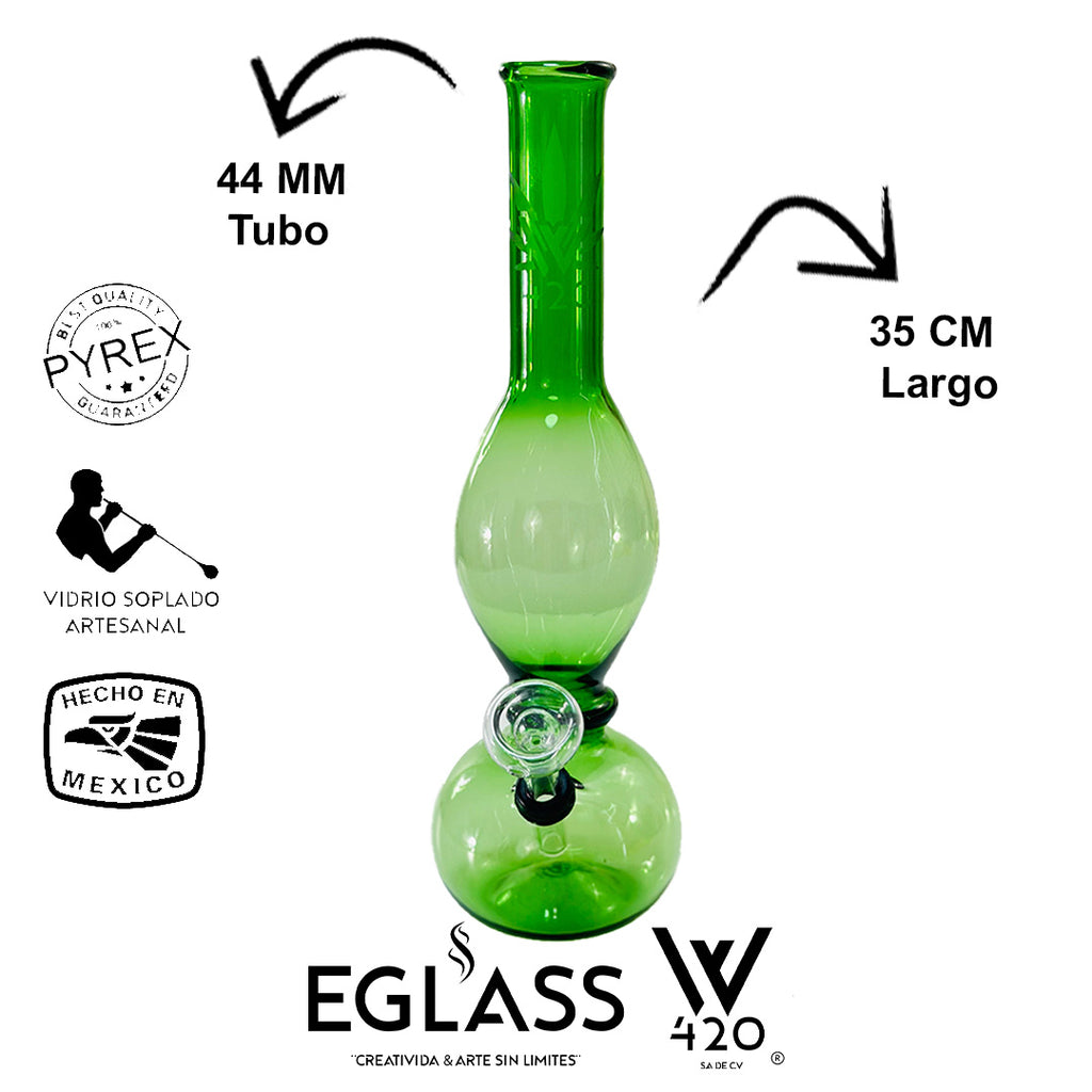 Bong Pyrex W420 Green 08