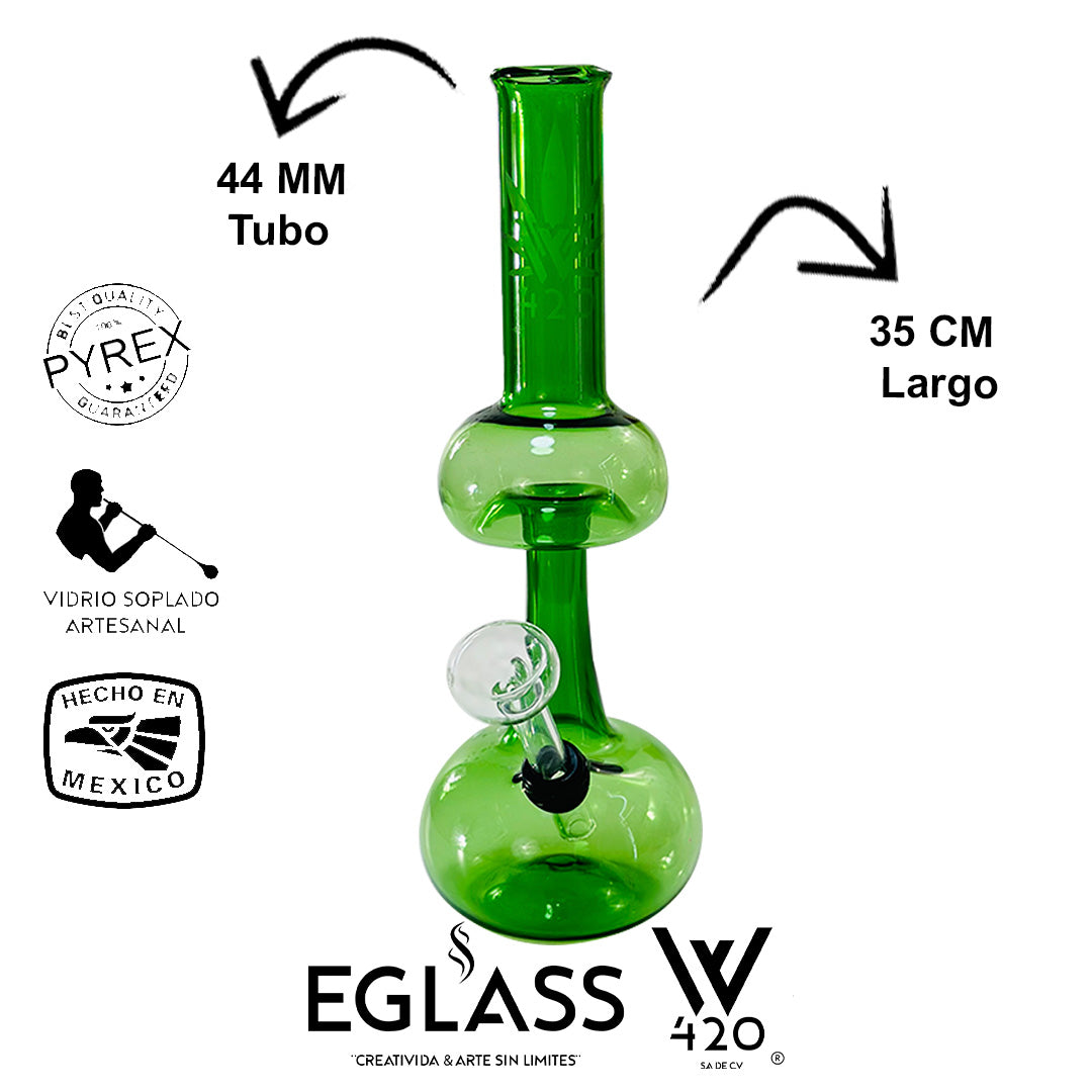 Bong Pyrex W420 Green 09