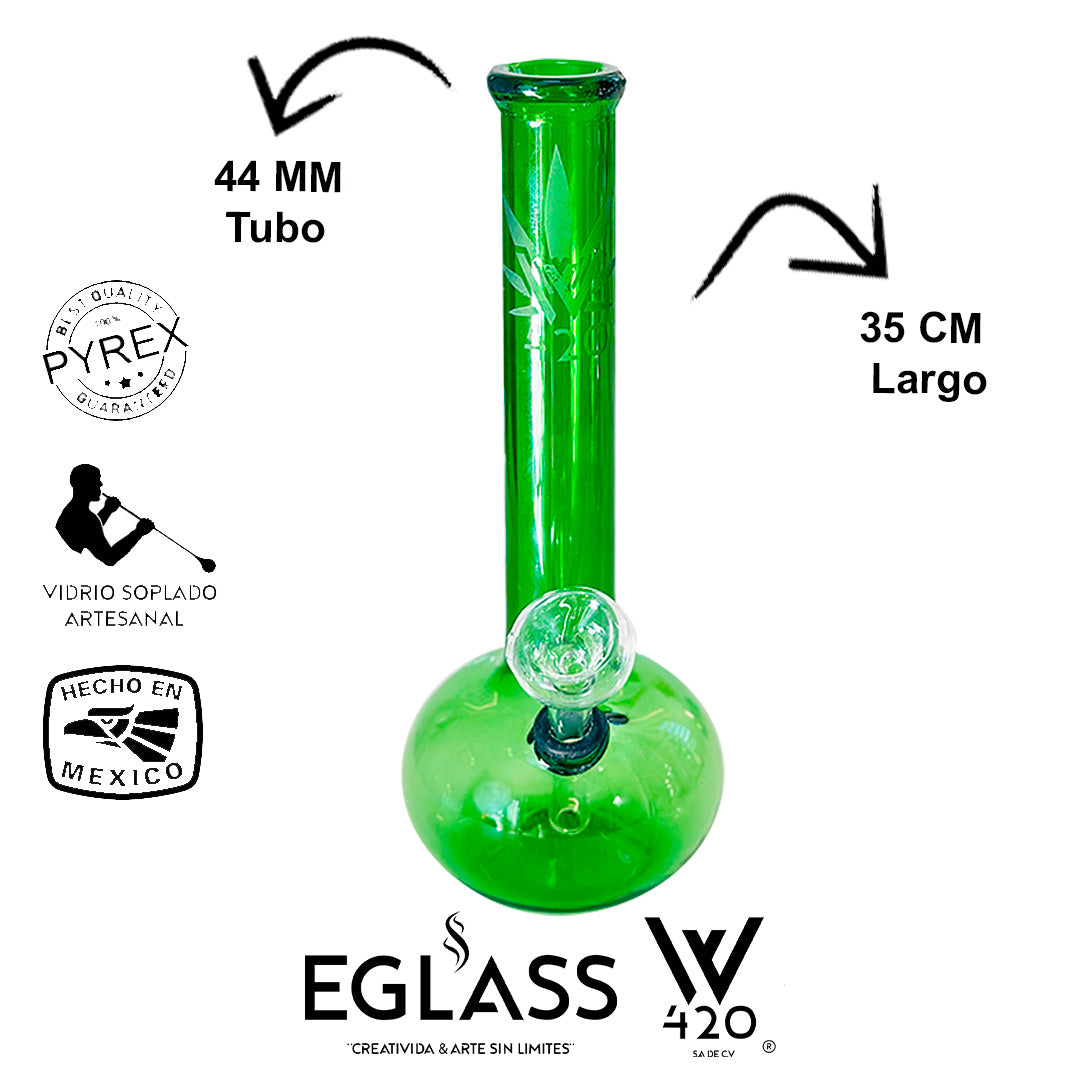 Bong Pyrex W420 Green 13