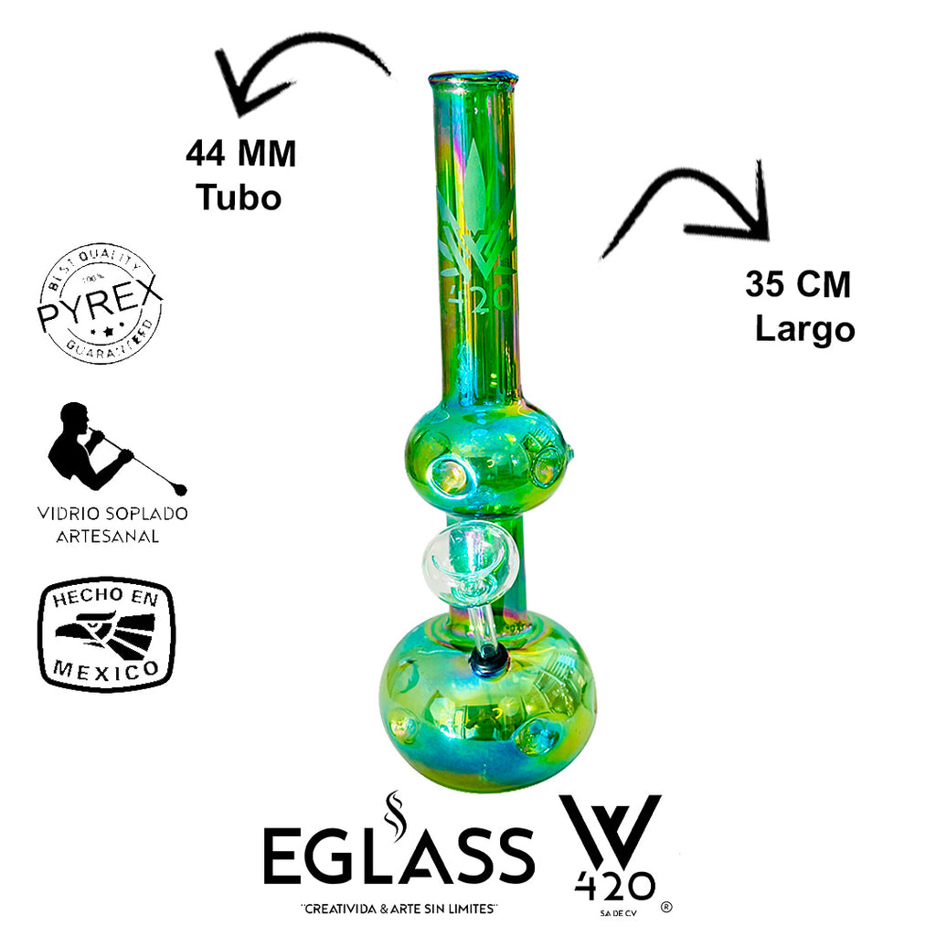 Bong Pyrex W420 Green 15