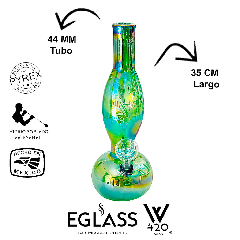 Bong Pyrex W420 Green 17