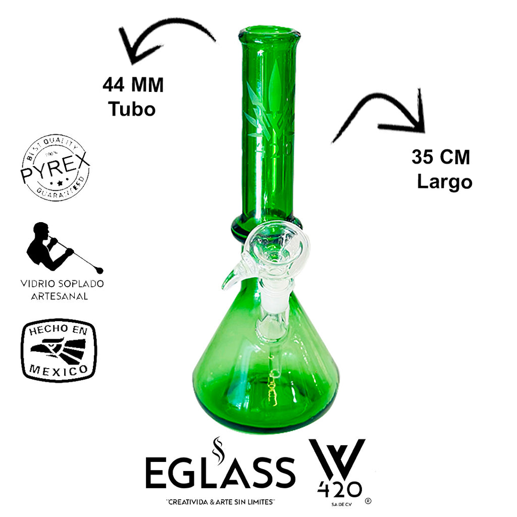 Bong Pyrex W420 Green 18