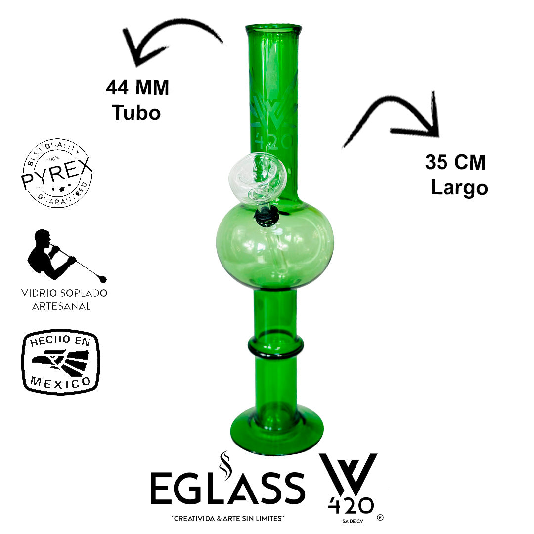 Bong Pyrex W420 Green 19