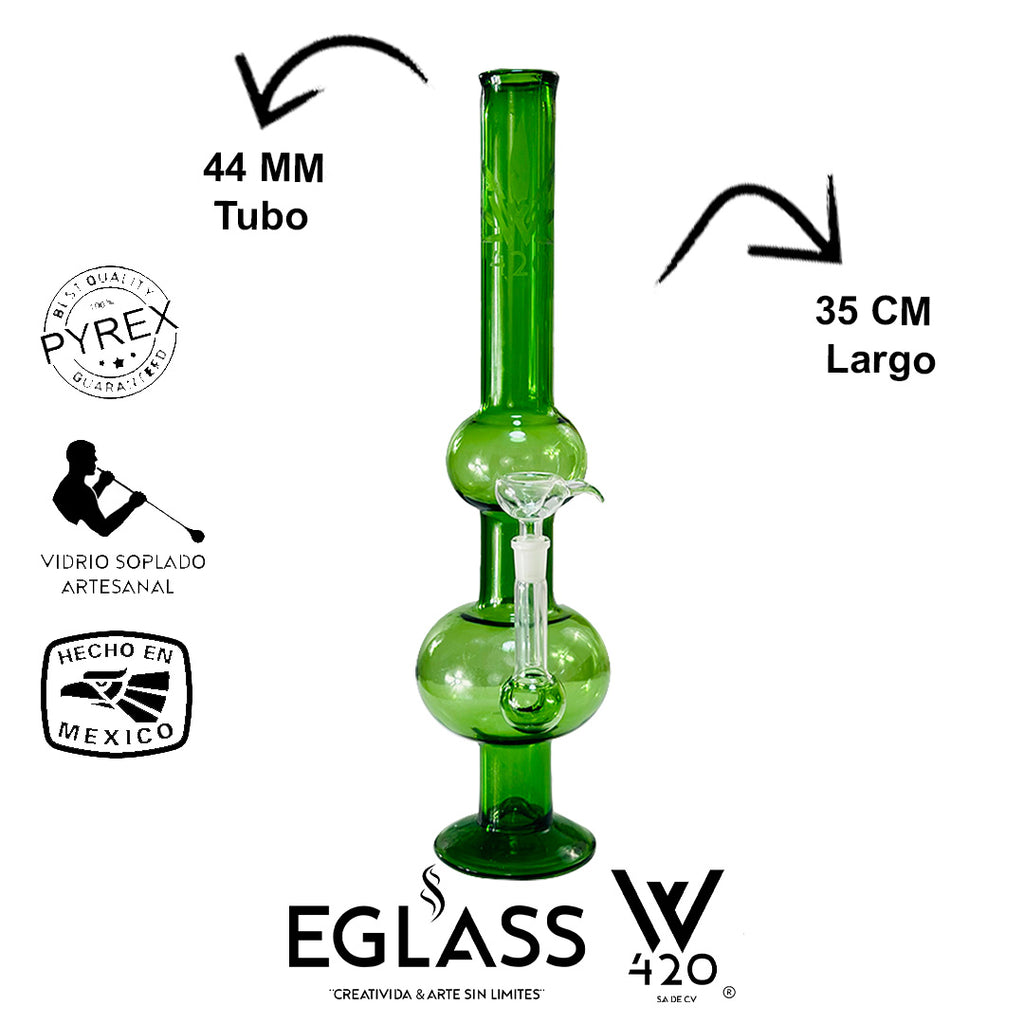 Bong Pyrex W420 Green 20