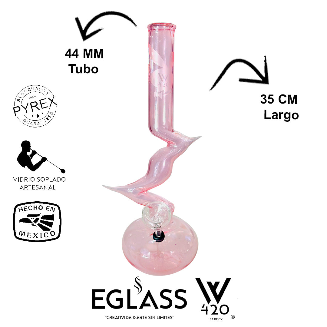 Bong Pyrex W420 Pinck 03