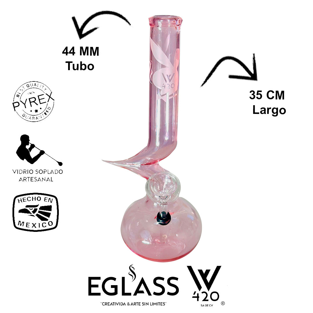 Bong Pyrex W420 Pinck 08