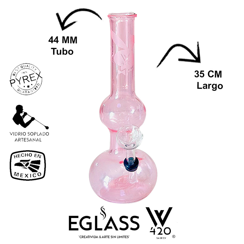 Bong Pyrex W420 Pinck 09