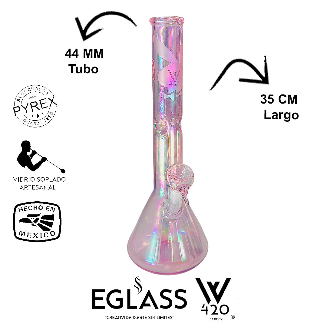 Bong Pyrex W420 Pinck 10