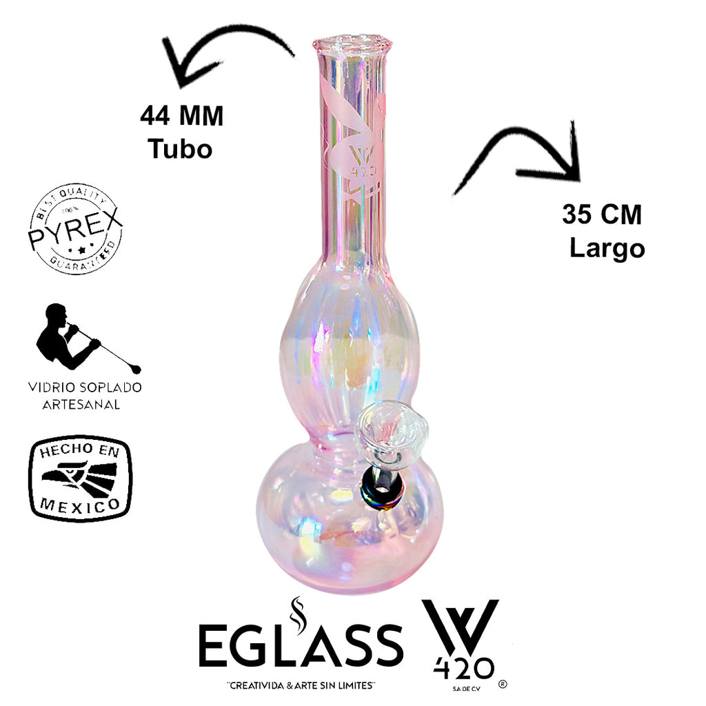 Bong Pyrex W420 Pinck 13