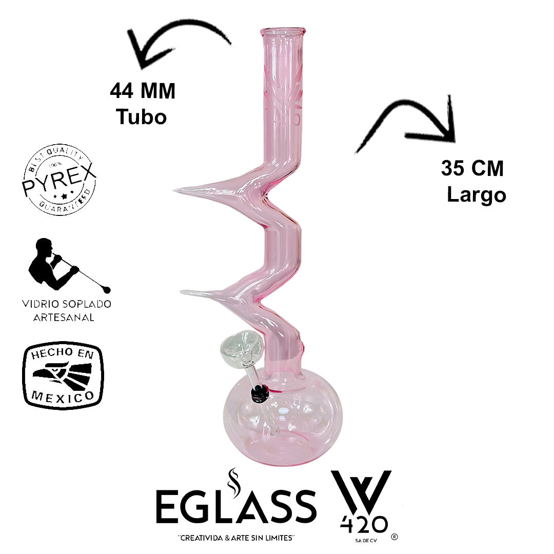 Bong Pyrex W420 Pinck 21
