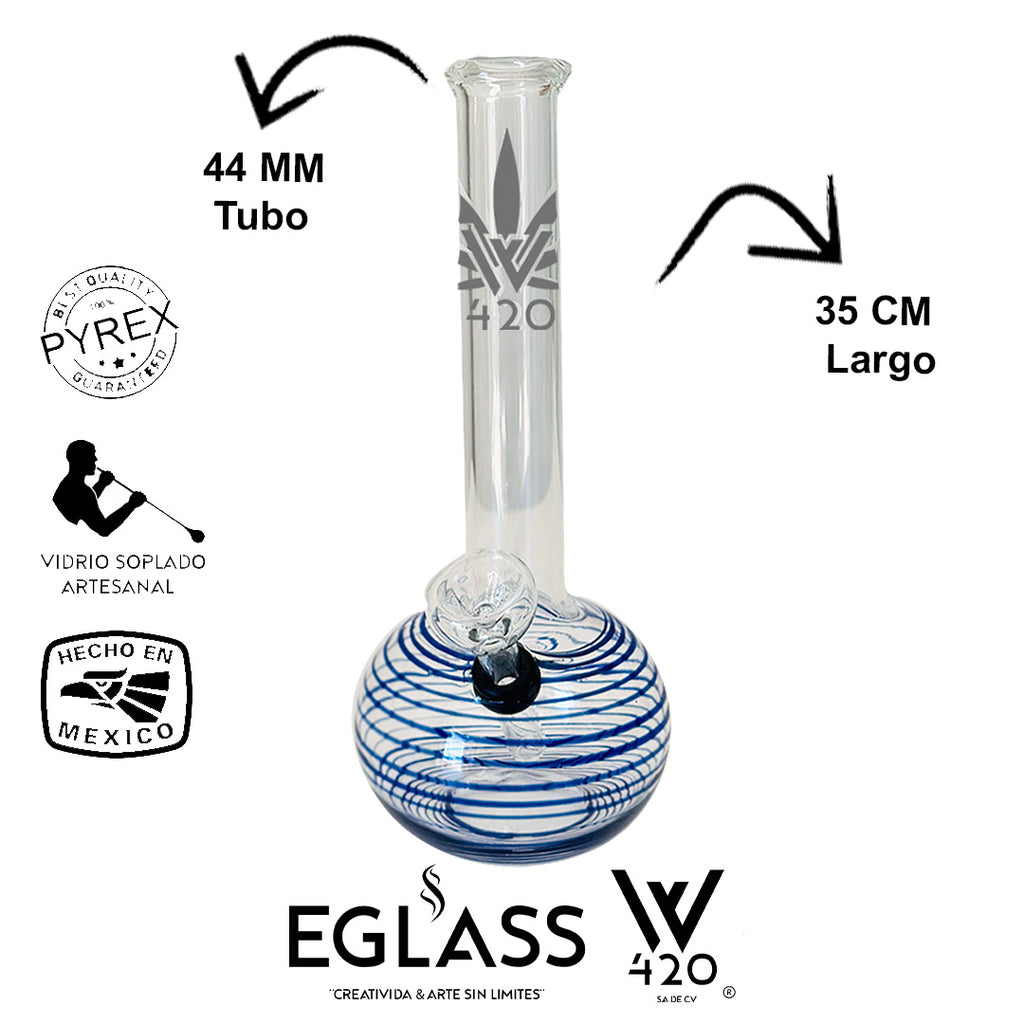 Bong Pyrex W420 Rayas 01
