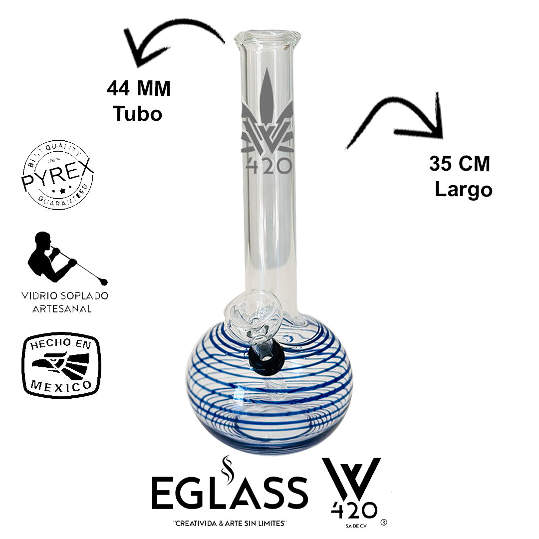 Bong Pyrex W420 Rayas 01