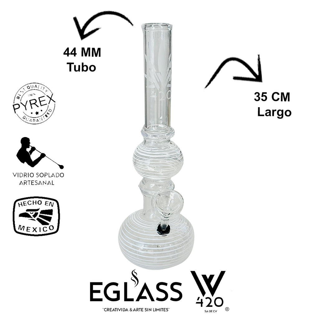 Bong Pyrex W420 Rayas 03