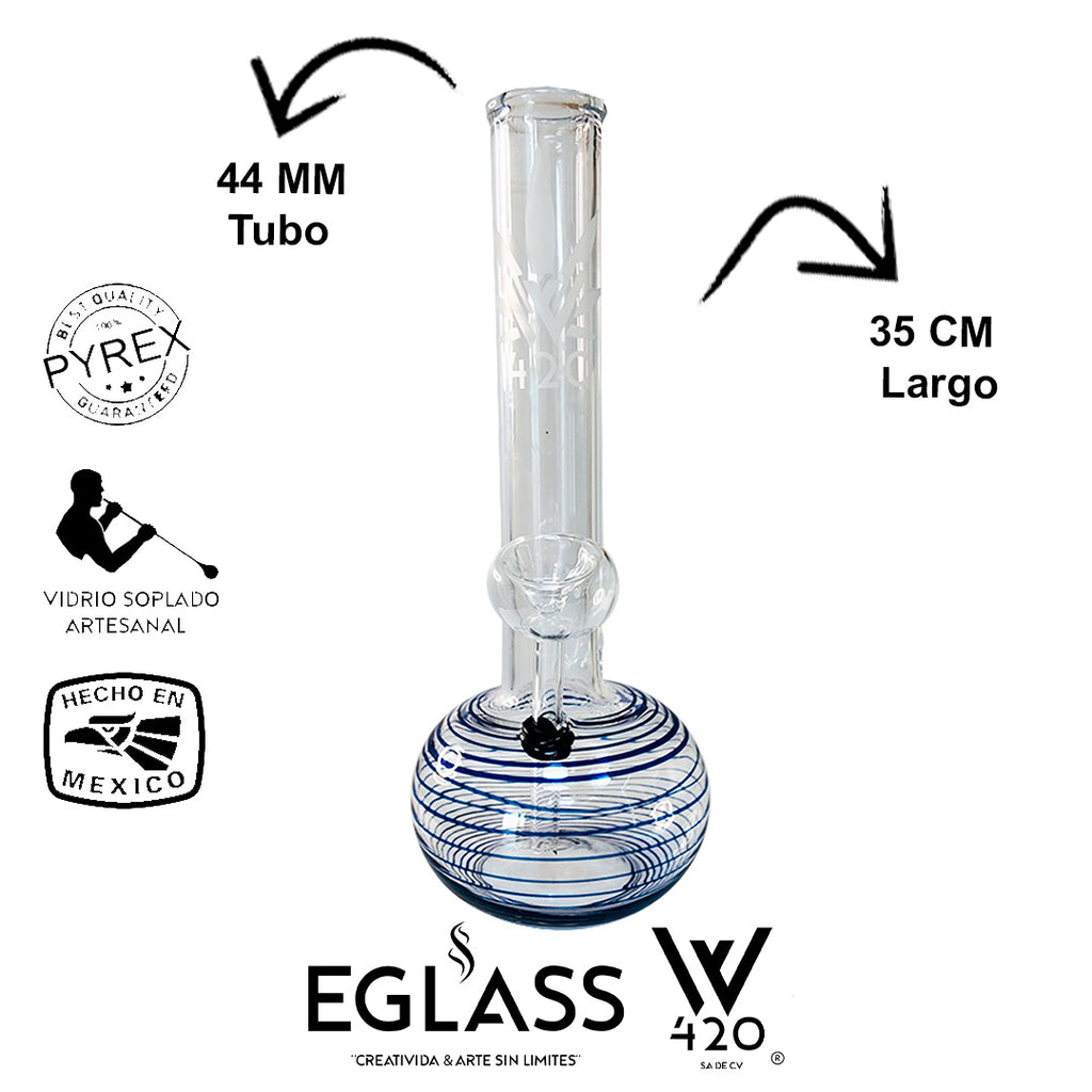Bong Pyrex W420 Rayas 04