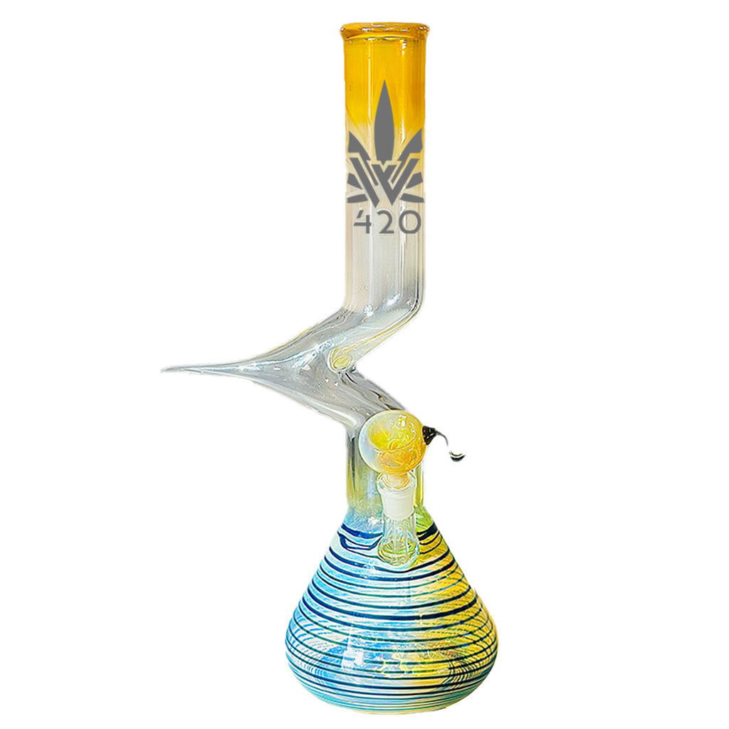 Bong Pyrex W420 Rayas 08