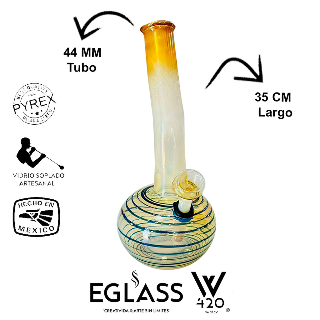 Bong Pyrex W420 Rayas 09