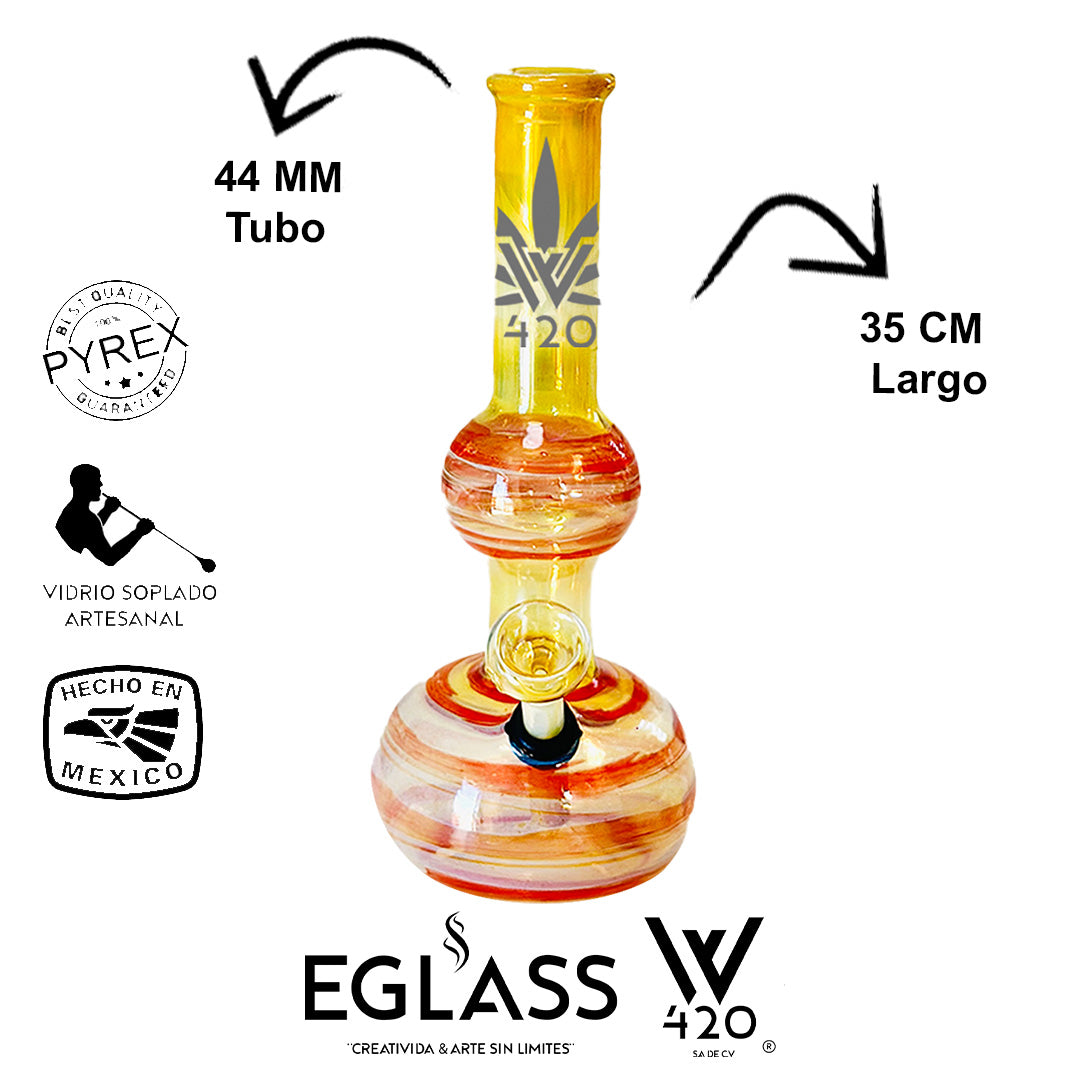 Bong Pyrex W420 Rayas 11