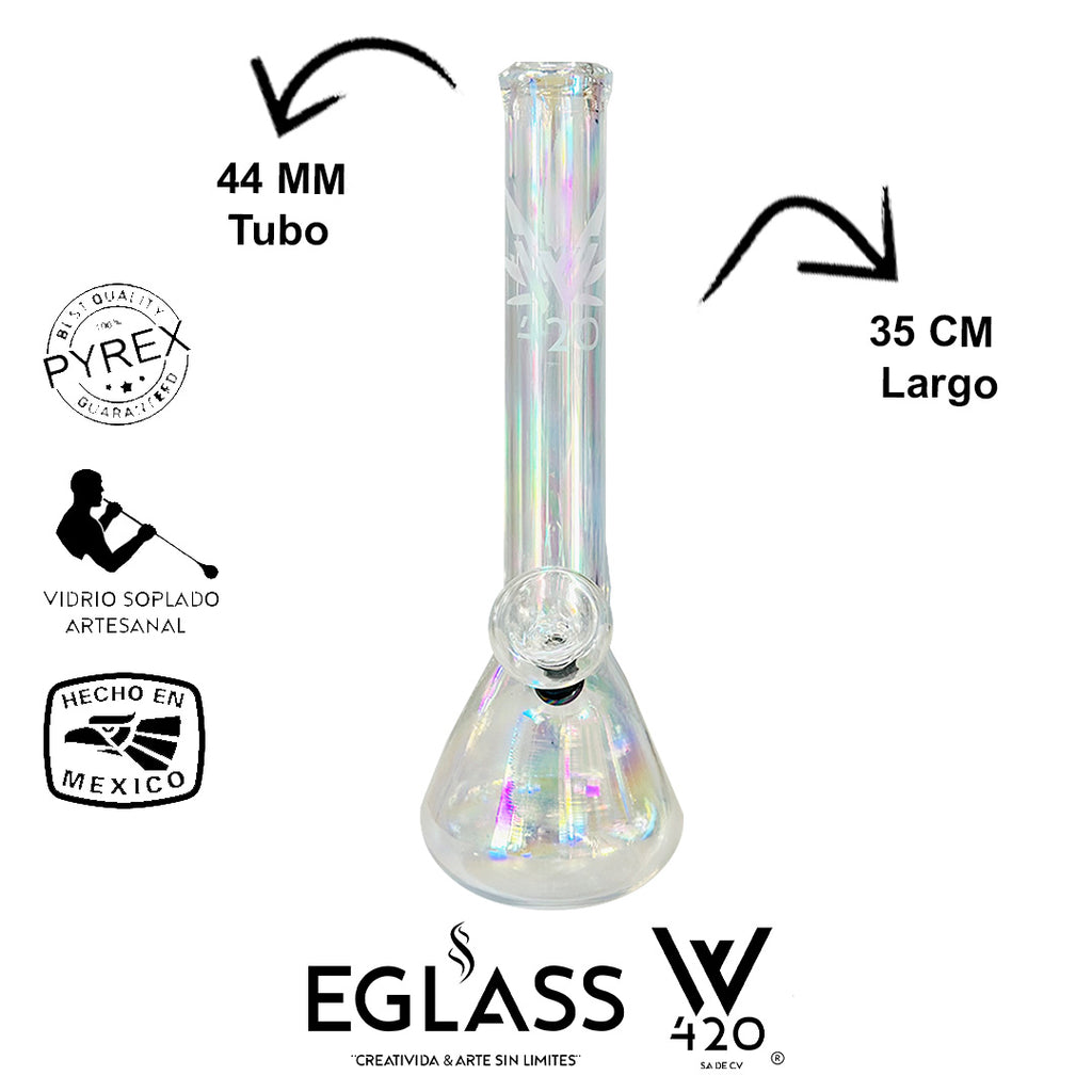 Bong Pyrex W420 Tornasol 04