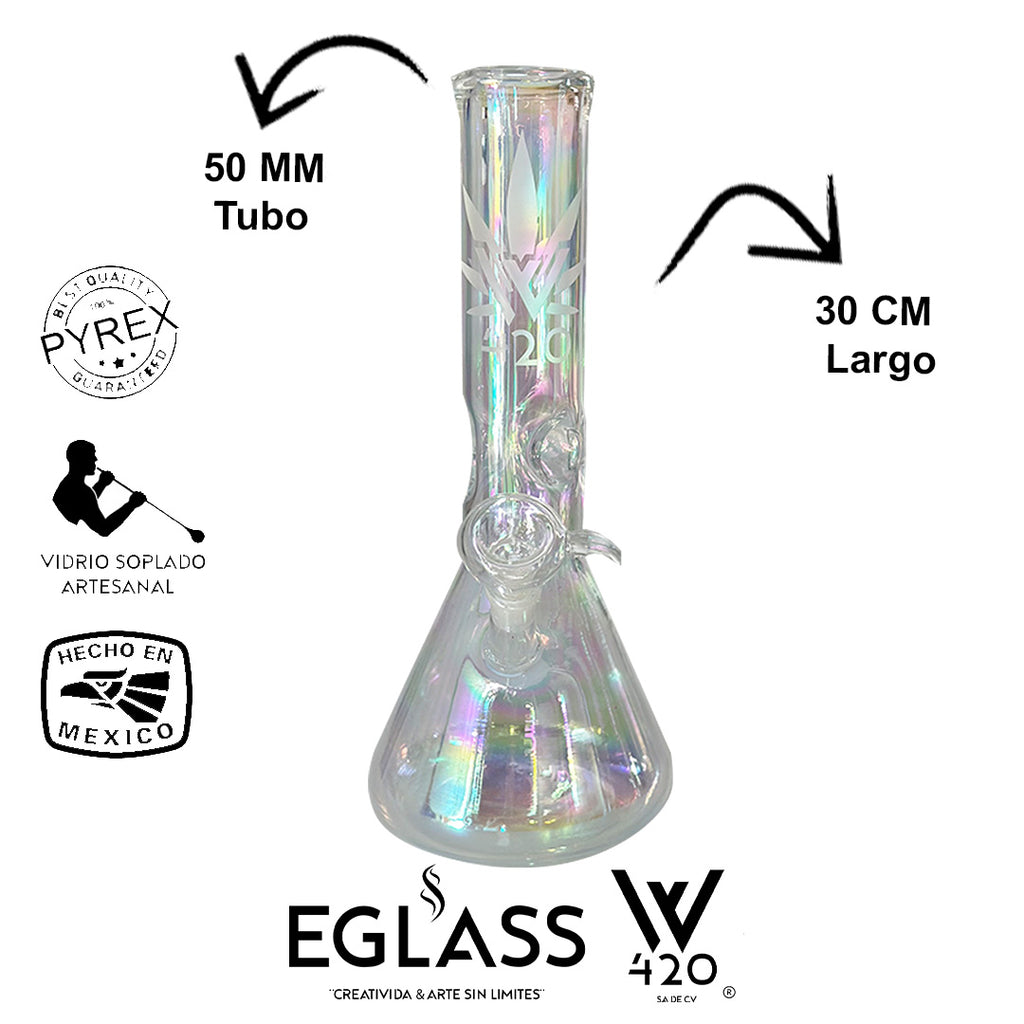 Bong Pyrex W420 Tornasol 19