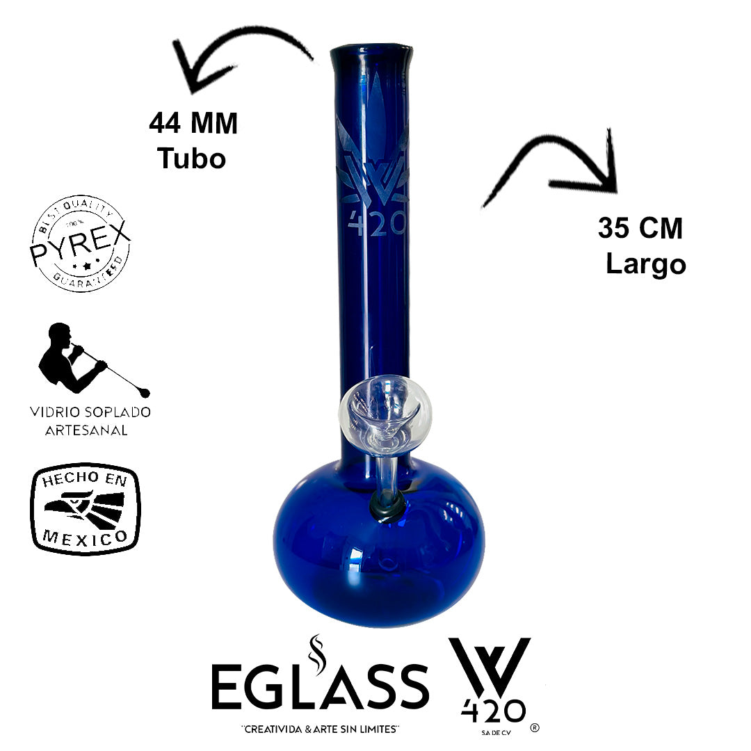Bong Pyrex W420 Blue 13