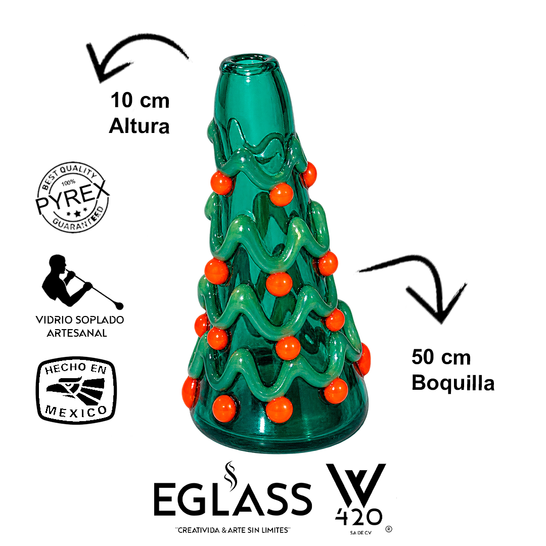 03pz Cuchara Pyrex Arbol Navideño