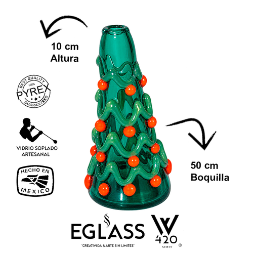03pz Cuchara Pyrex Arbol Navideño
