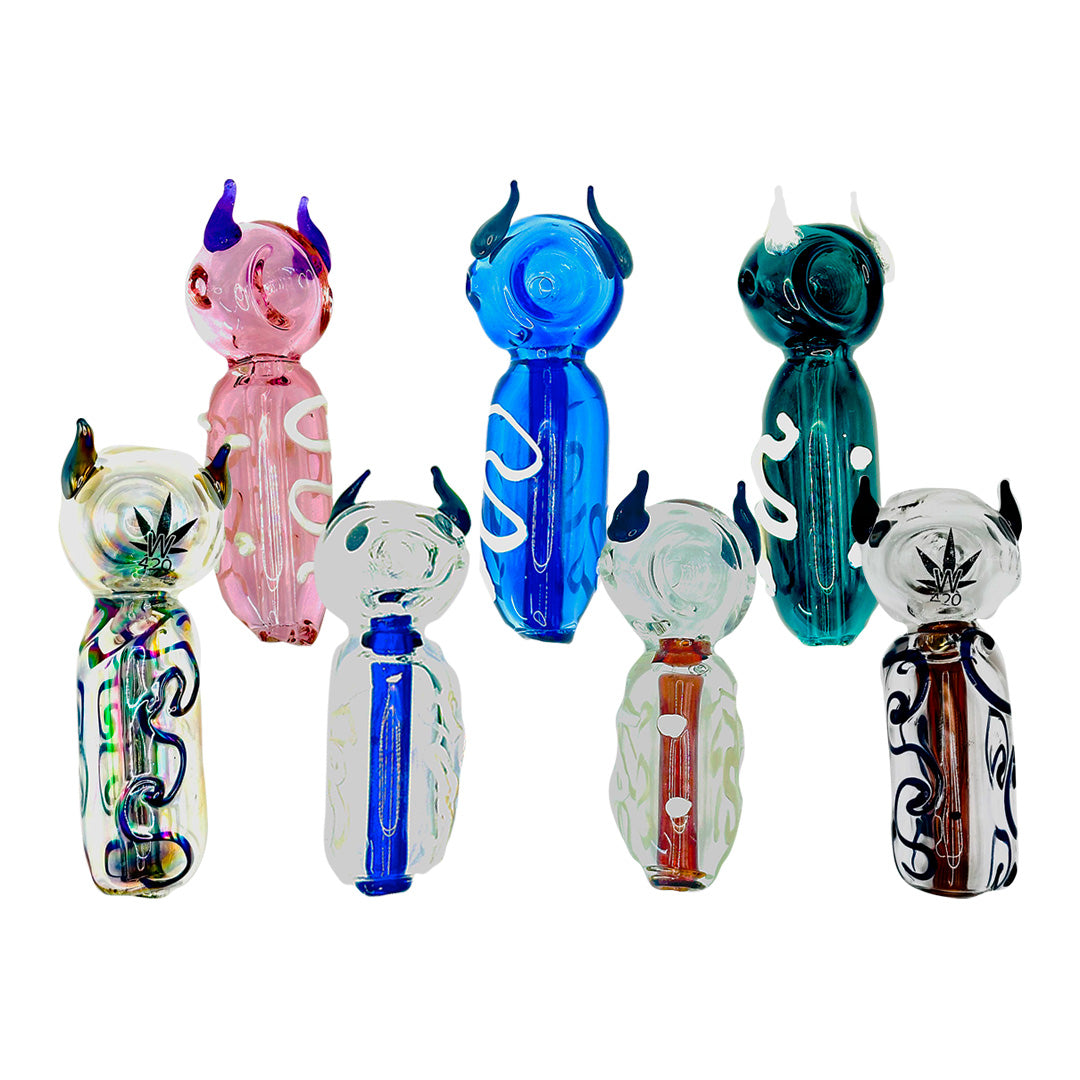 03pz Cuchara Diablo Tubo Decorado
