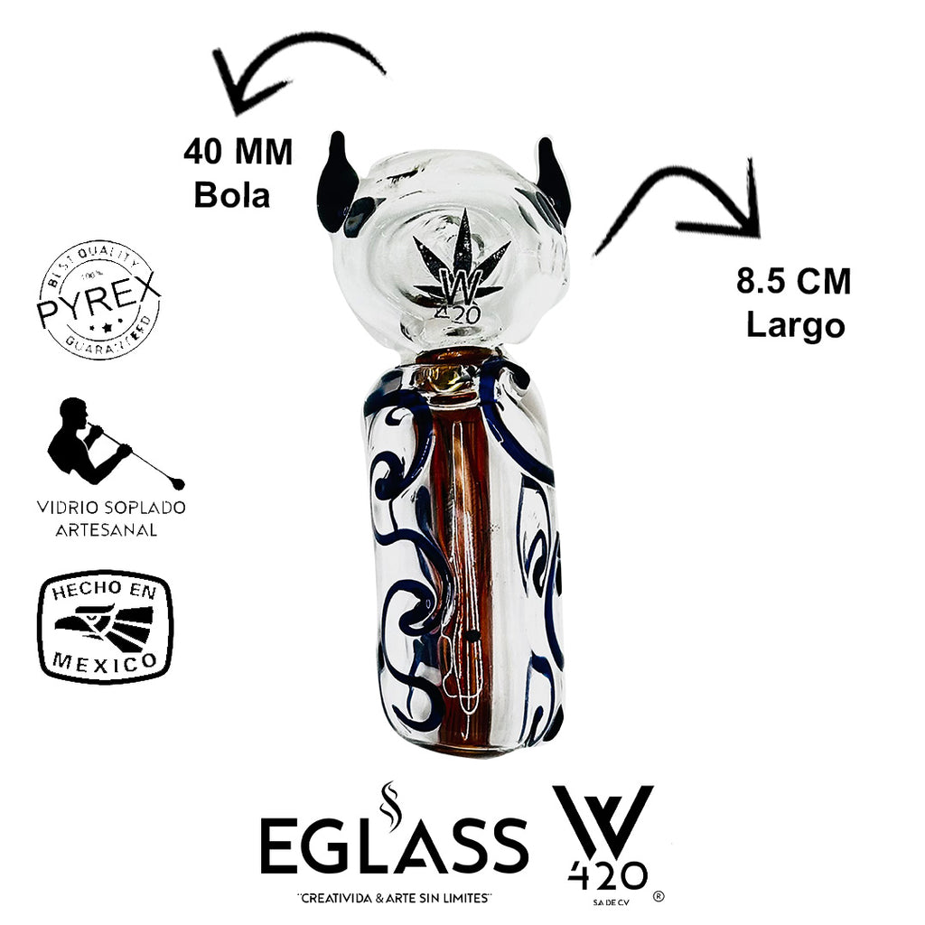 03pz Cuchara Diablo Tubo Decorado