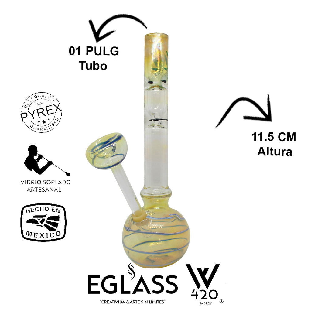 10pz Mini Bong Hitter Anillada de Pulga