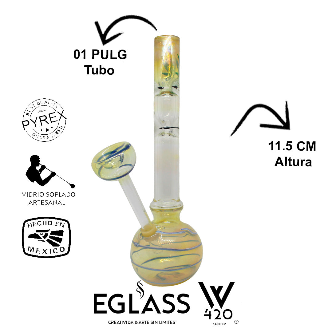 10pz Mini Bong Hitter Anillada de Pulga