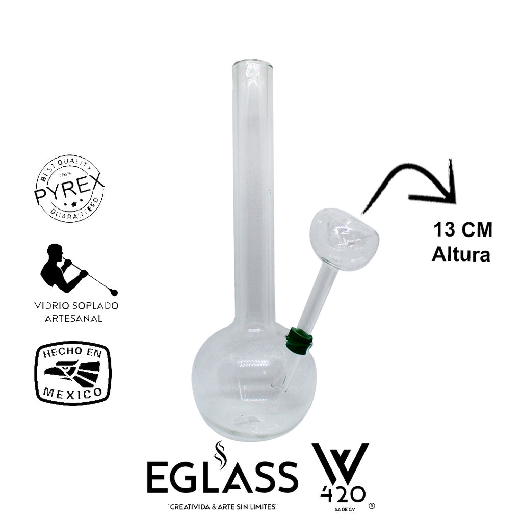 10pz Mini Bongs Transparente 40mm