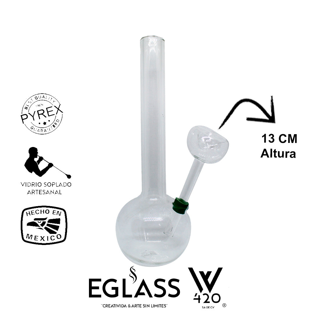 10pz Mini Bongs Transparente 40mm